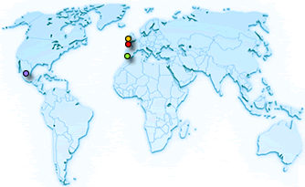 map of destinations