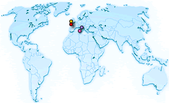 map of destinations